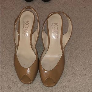 KORS by Michael Kors Patent leather wedges